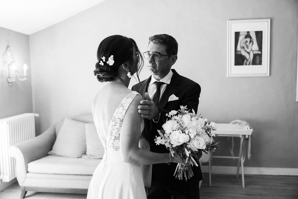 Préparatifs de la mariée
