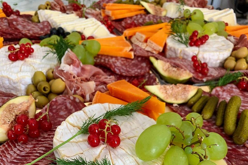 PLateau fromage et charchuteri