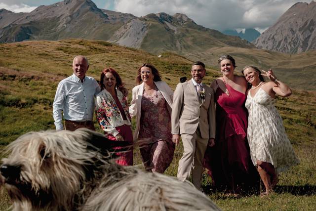Photo de famille fun