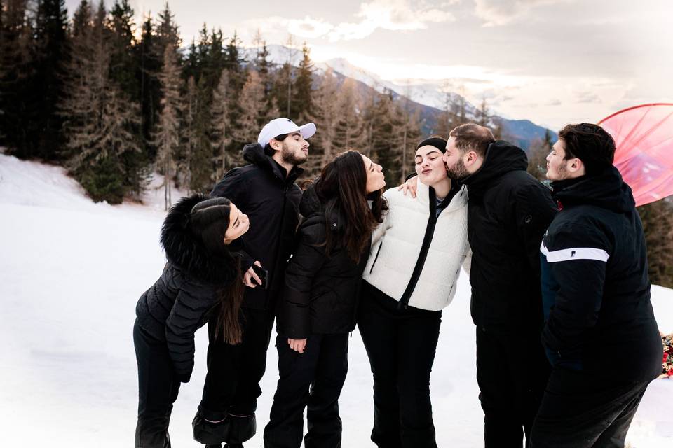Elopemente au ski