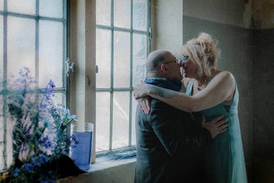 Mariage en bleue