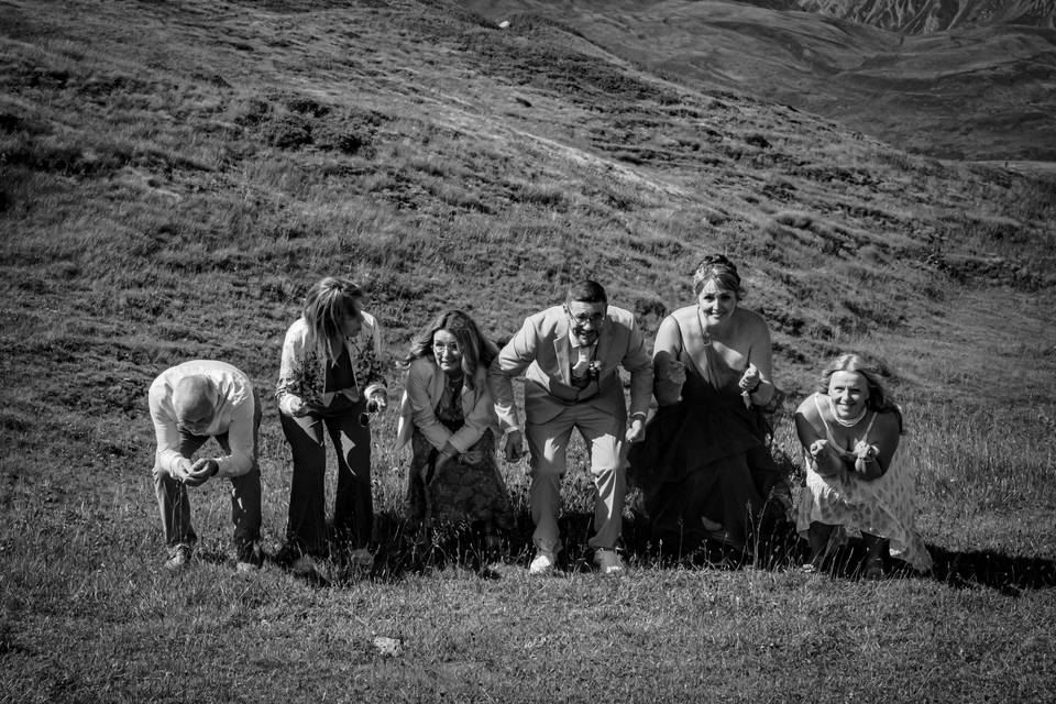 Photo de famille tout schuss