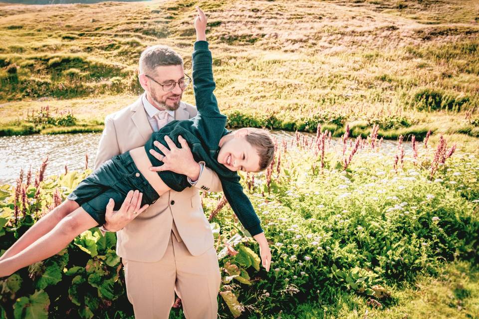 Photos avec les enfants