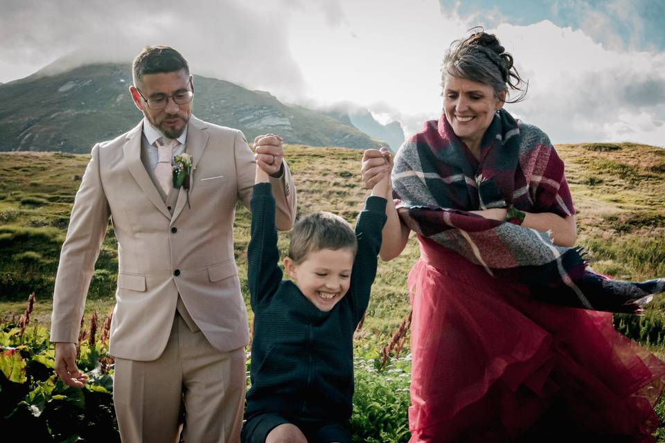Photos de mariage montagne