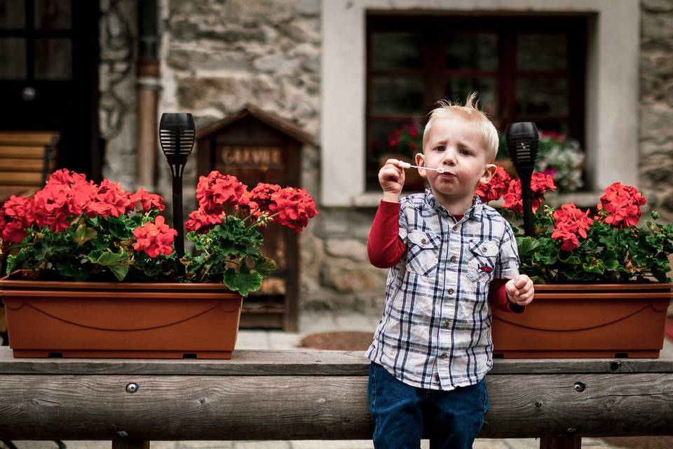 Enfant et bulle