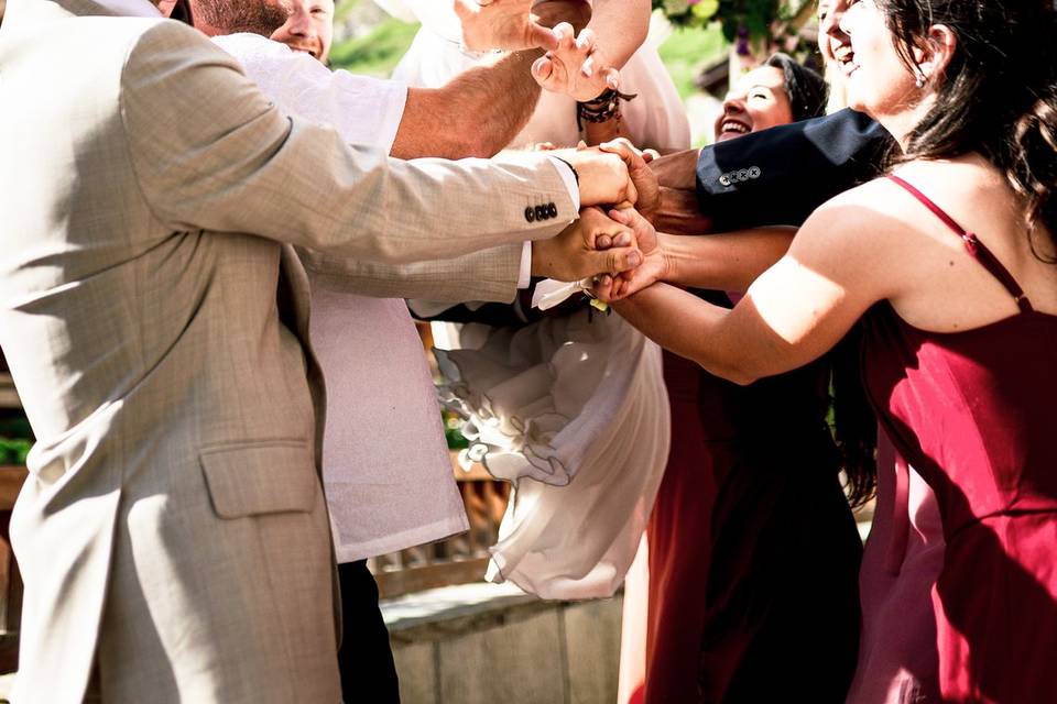 Lancé de mariée
