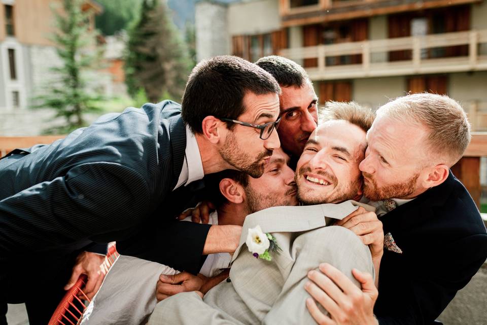 Photo de groupe fun