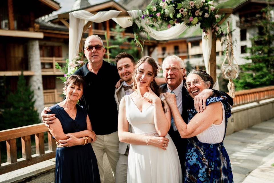 Photo de groupe vivante