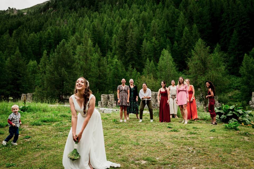 Lancé de bouquet