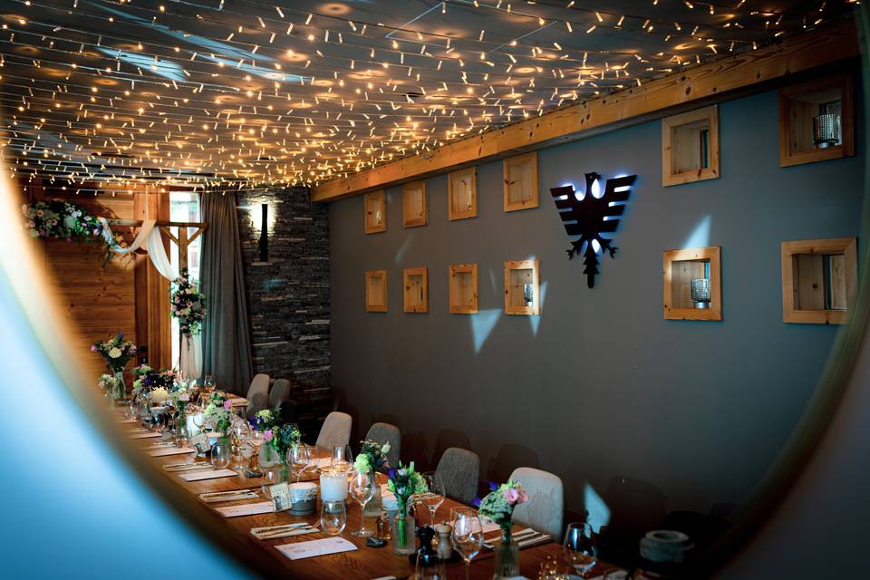 Salle de réception déco
