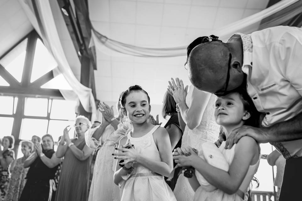 Papa et sa fille le marié