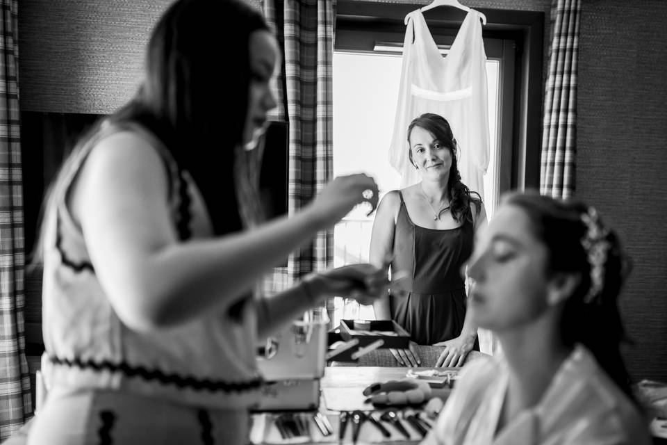 Maquillage de la mariée