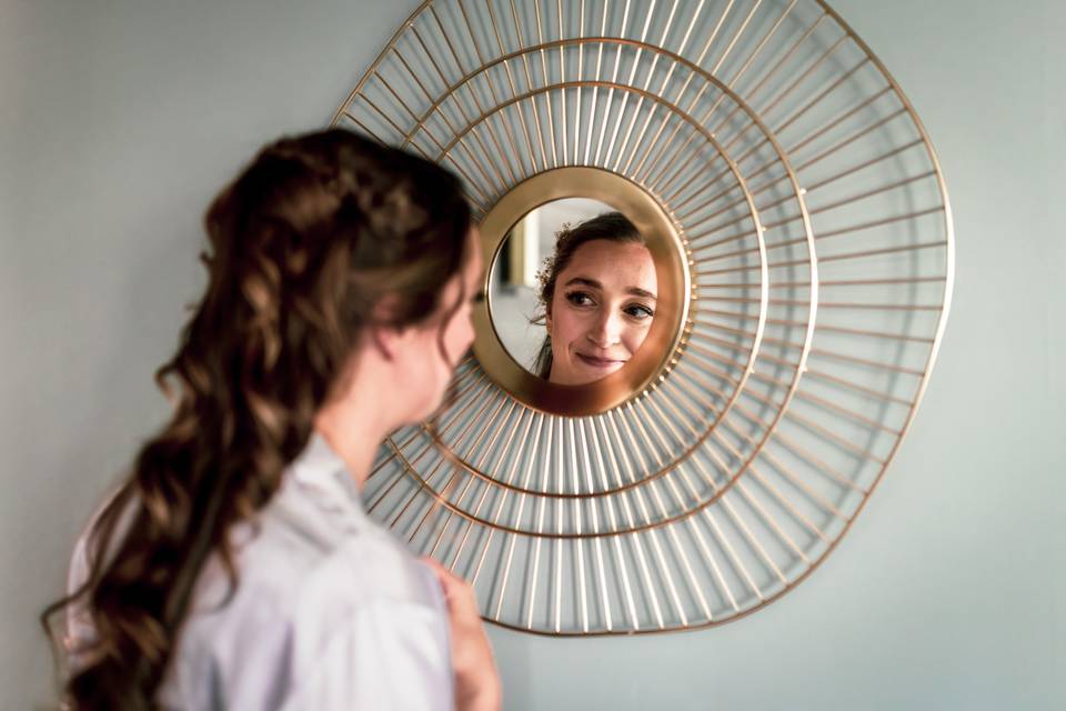 Reflet de mariée miroir