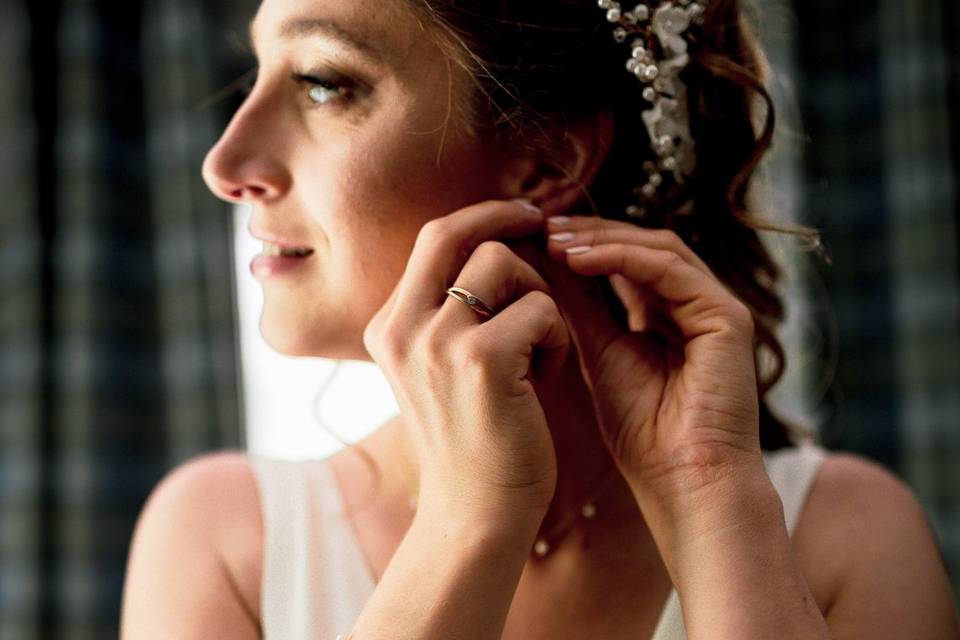 Préparation de la mariée