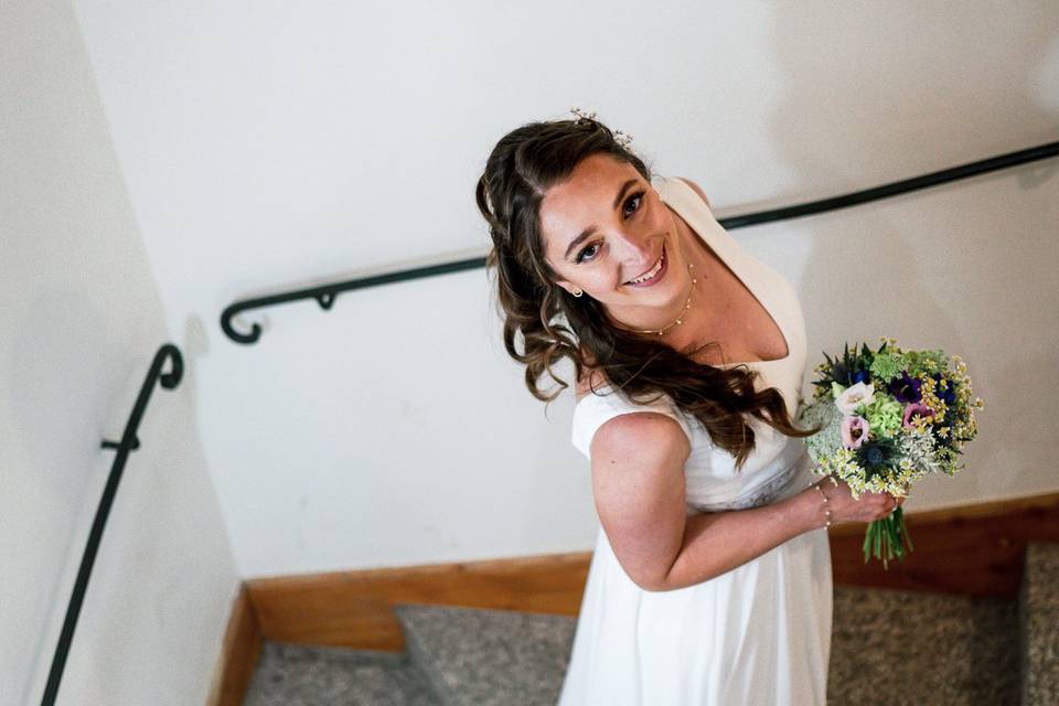 La mariée mairie Val d'Isère