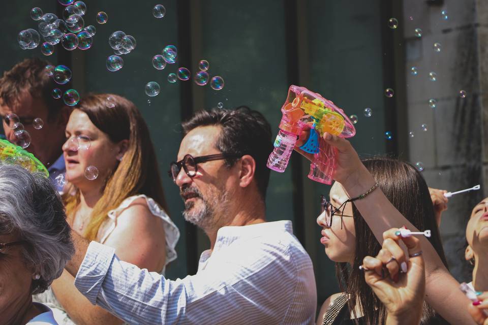 Lancé de bulles