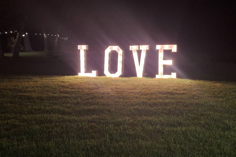 Love lumineux 1M50 de haut