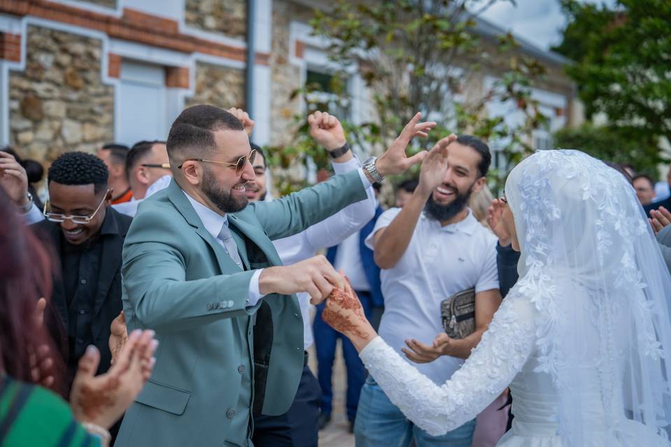 Shoot mariage sortie mairie