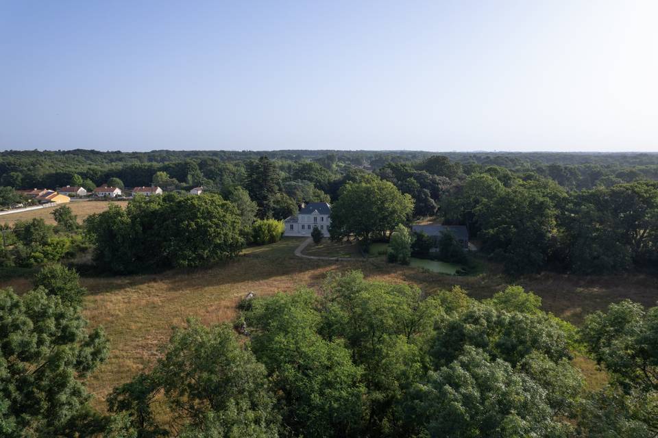 Vue aérienne