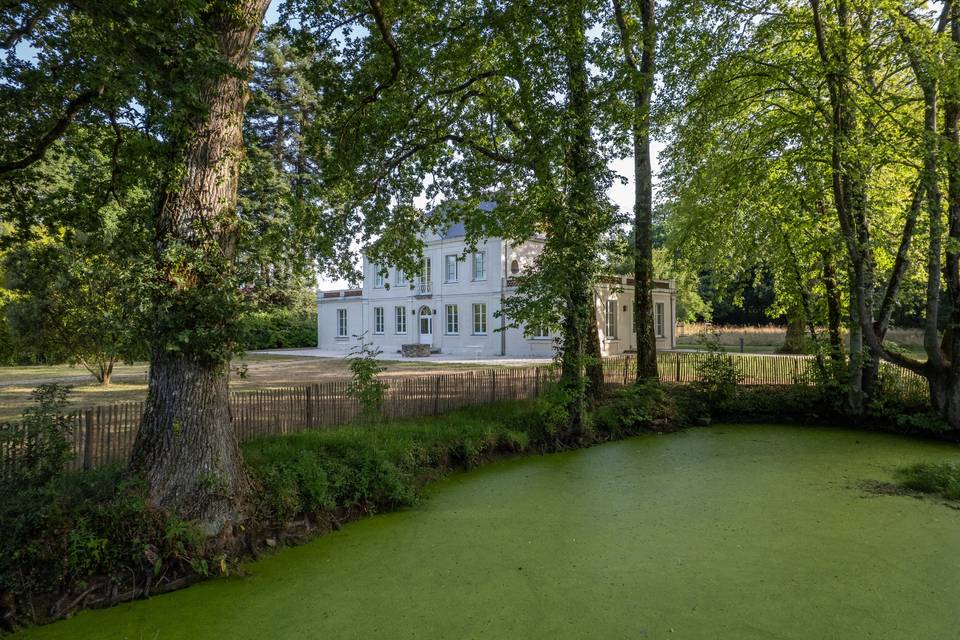 Vue depuis le point d'eau