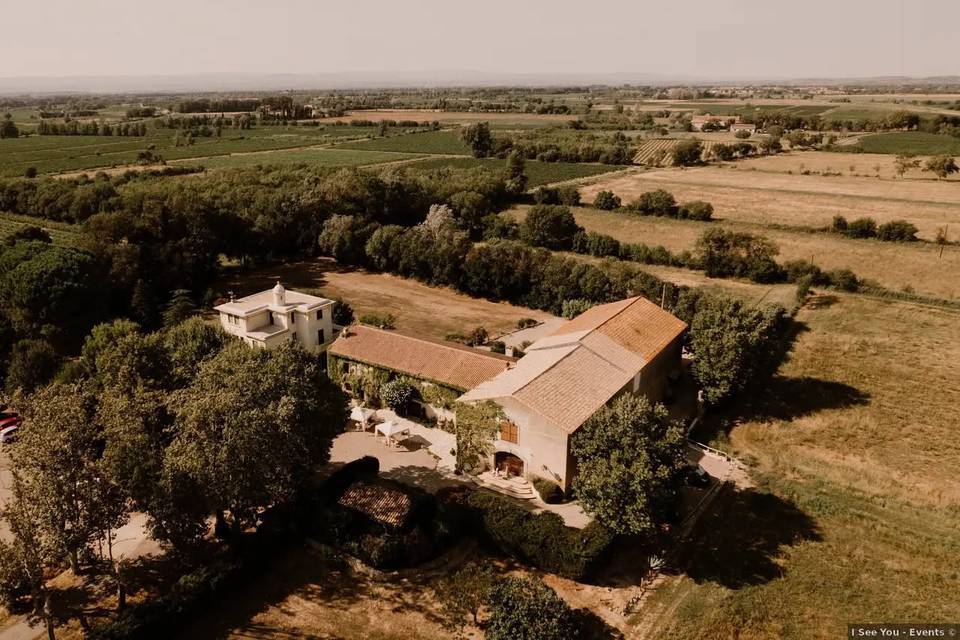 Domaine vue du ciel