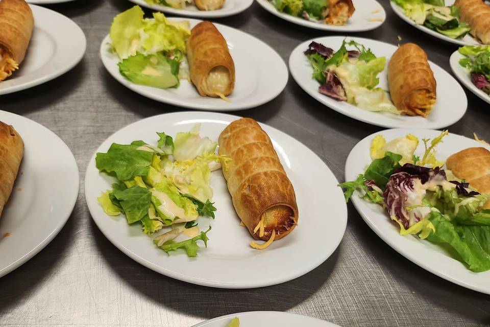 Buche maroilles salade