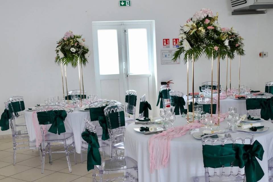 Déco rose et vert