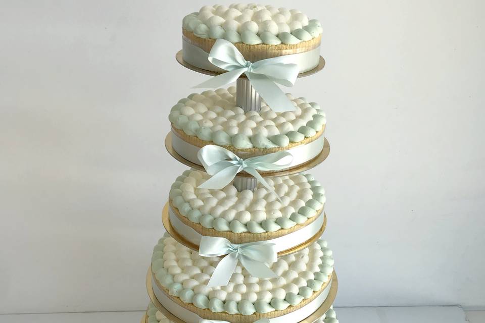 Gâteau à étages menthe