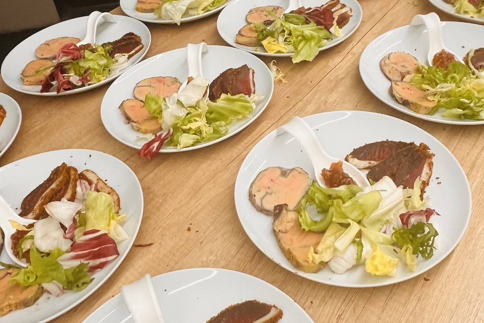 Duo magret foie gras