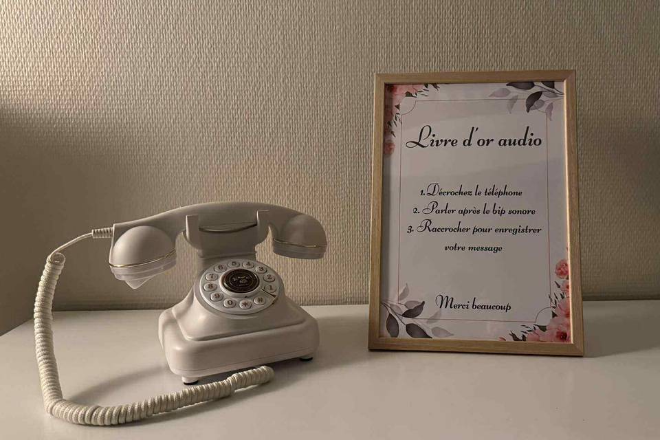Livre d'or audio