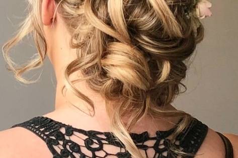 Tresse chignon bas
