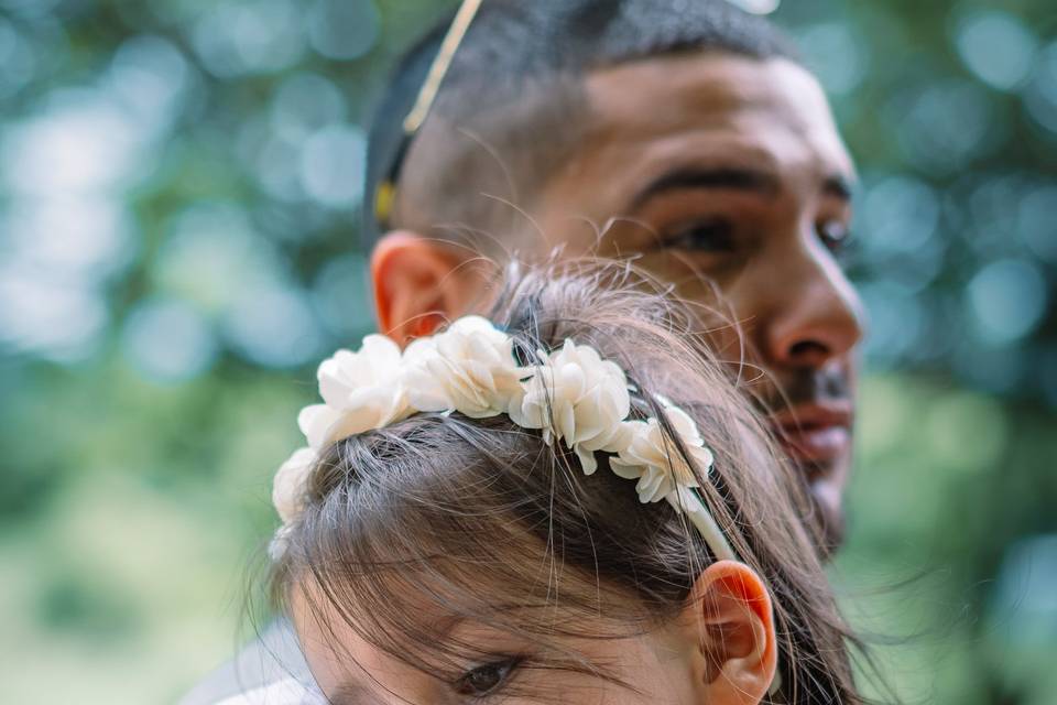 Moment intime père-fille