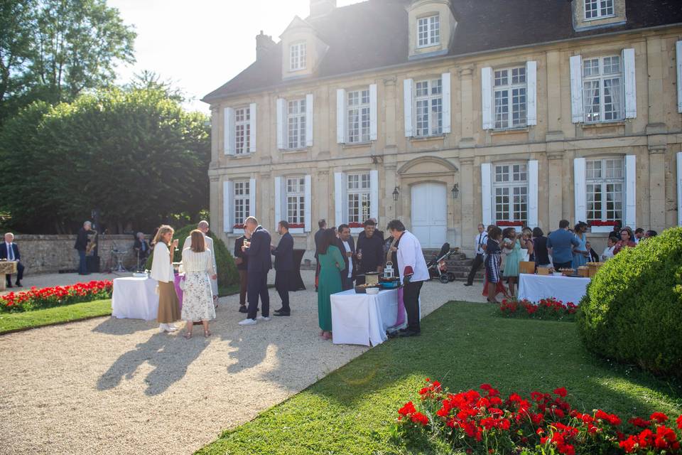 Cocktail sur la terrasse