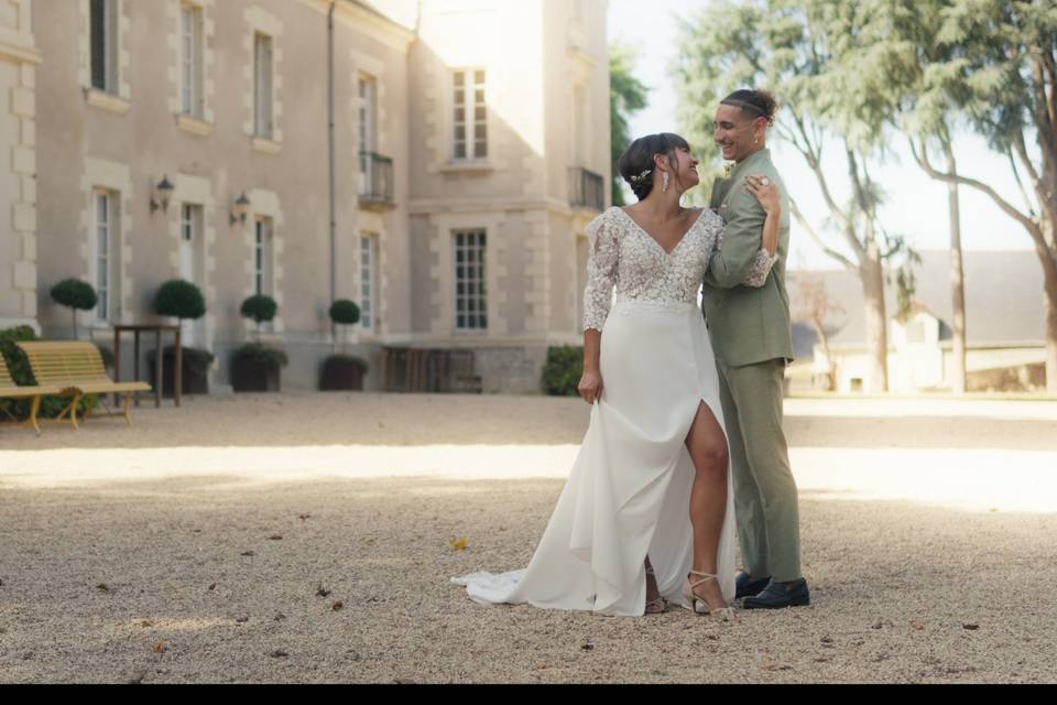 Devant le château
