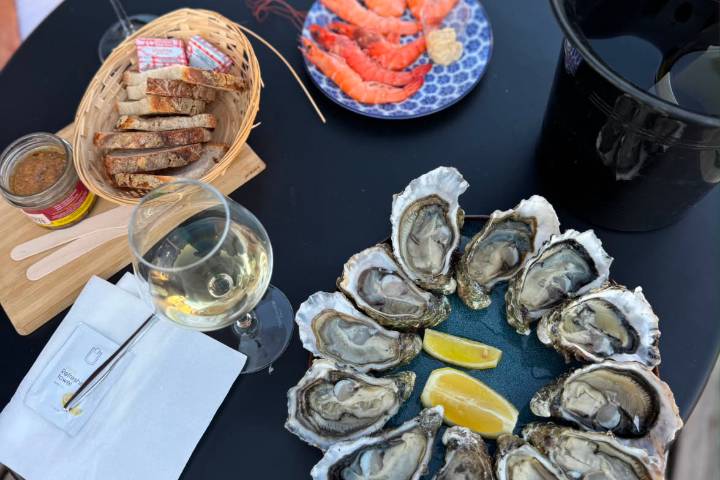 Plateau de fruits de mer.