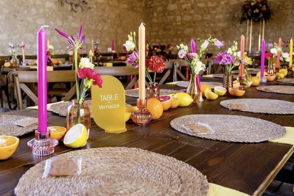 Soliflores + bougeoirs