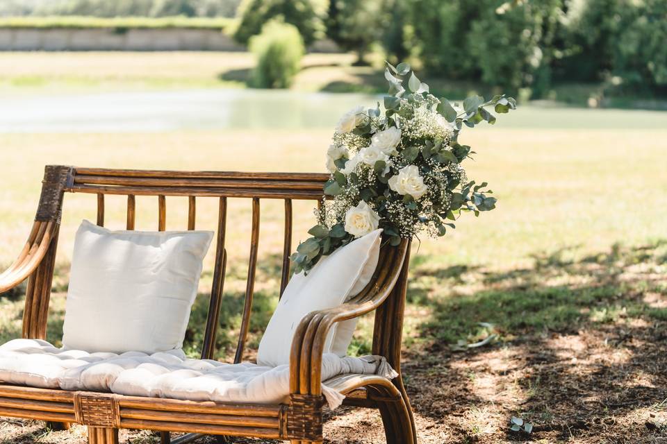 Banquette et textile associé