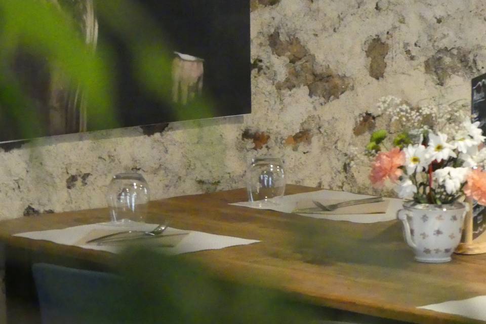 Table du restaurant