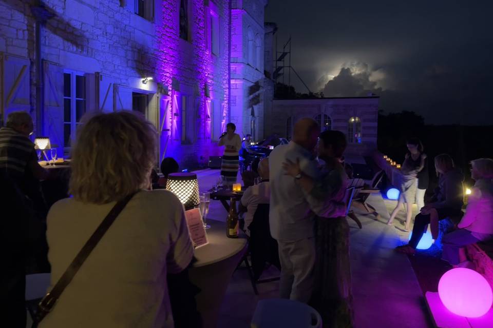 Soirée concert sur la terrasse