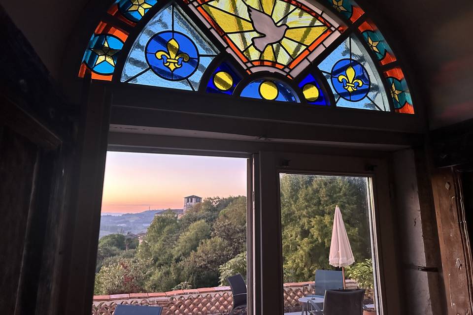 Vitrail de la chapelle