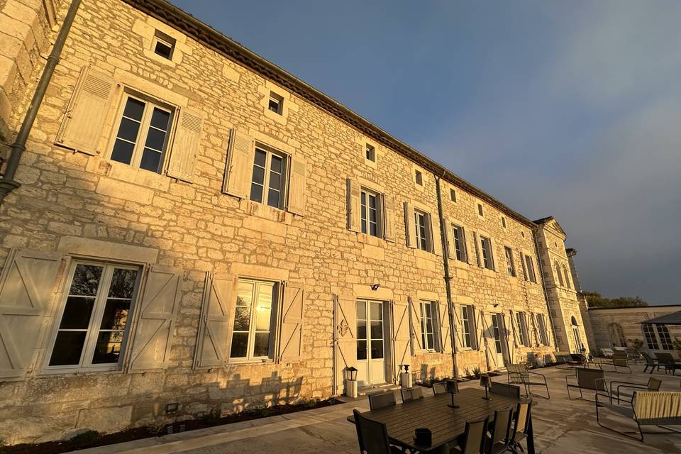 Vue de la façade arrière
