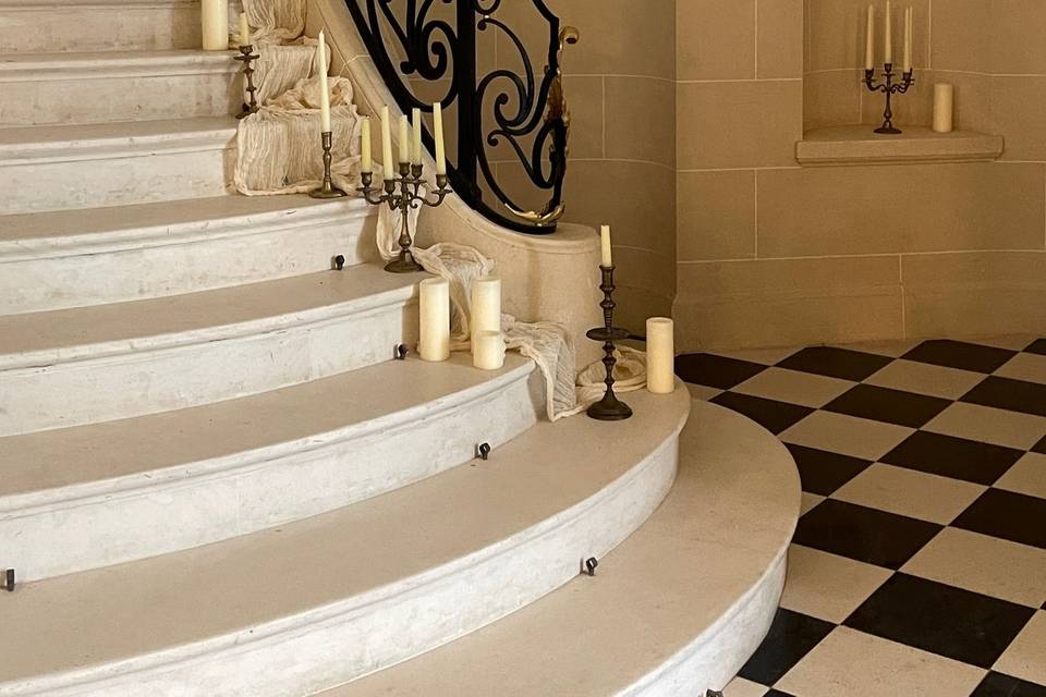 Escalier lieu de réception