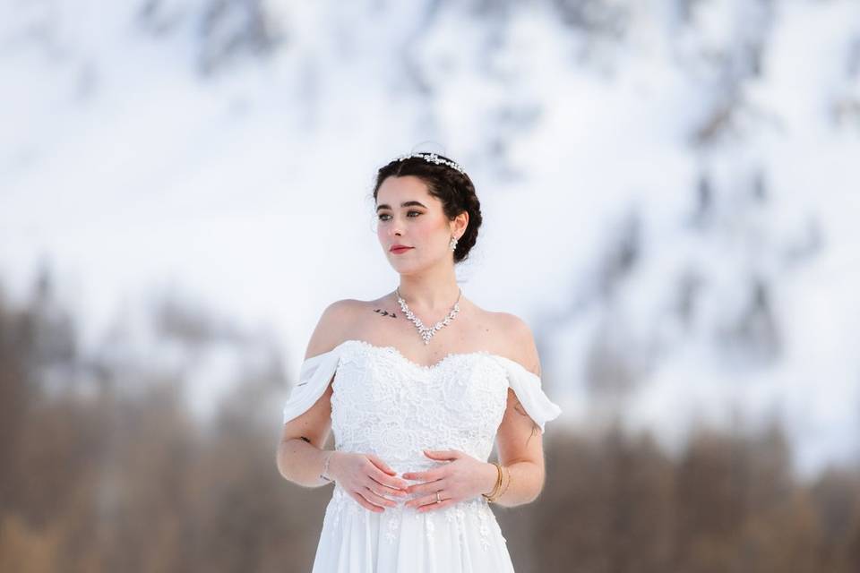 Shooting mariée
