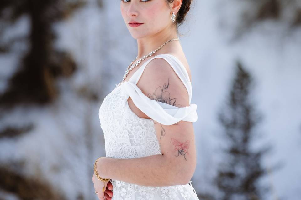 Shooting mariée