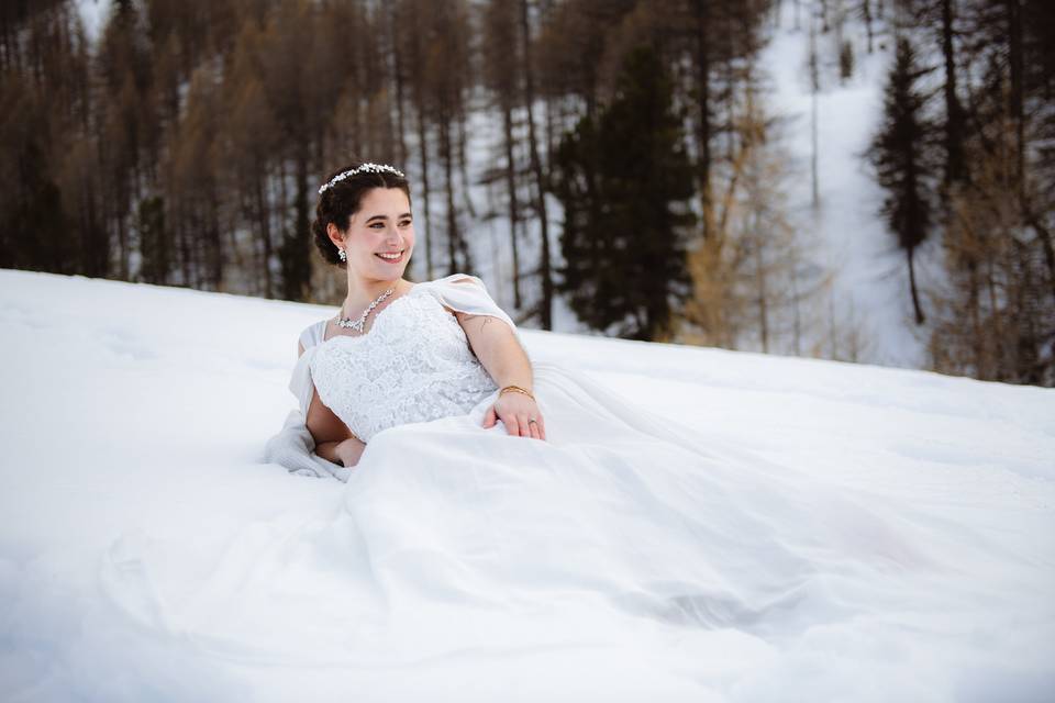 Shooting mariée