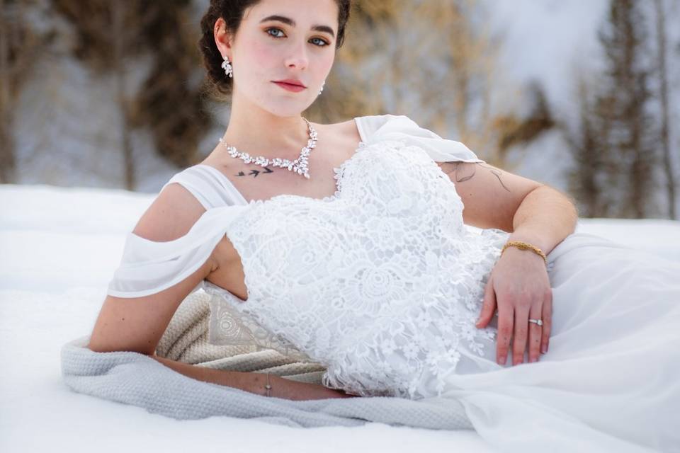 Shooting mariée