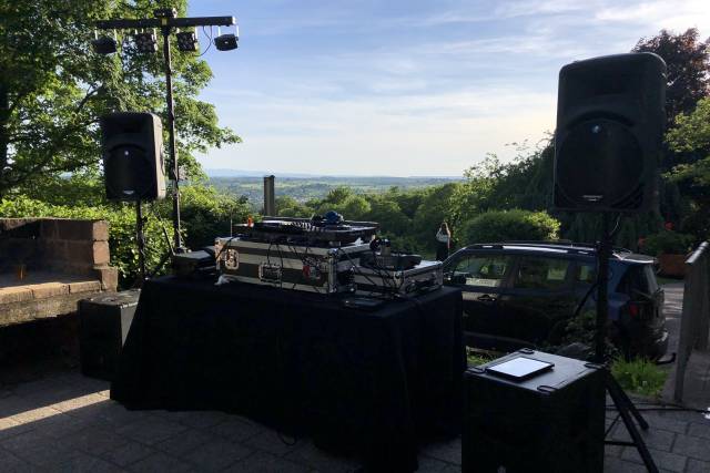Wedding party outdoor
