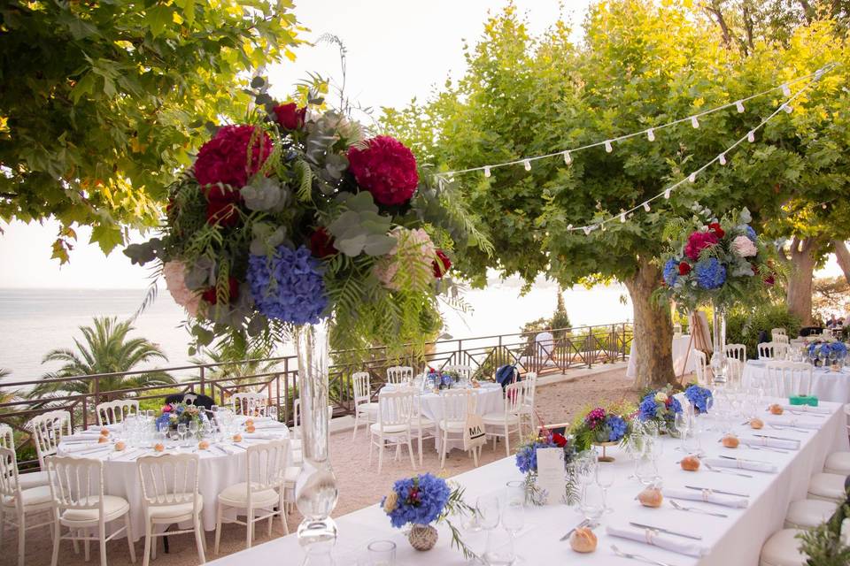 Dîner sur la terrasse