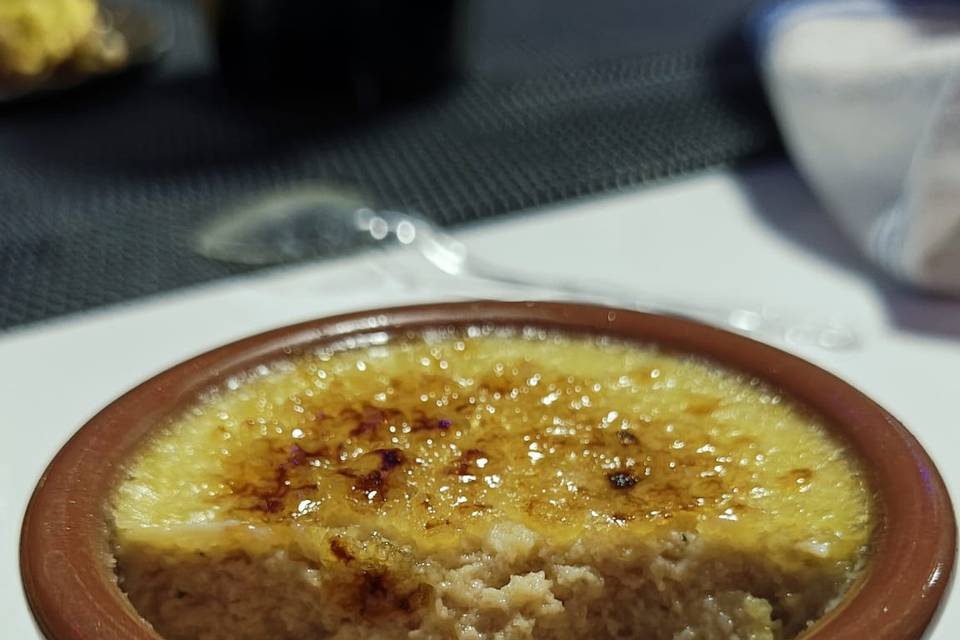 Mini crème brûlée foie gras