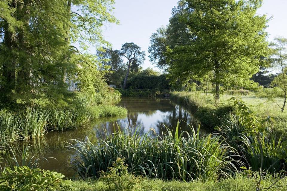 Le parc et le canal